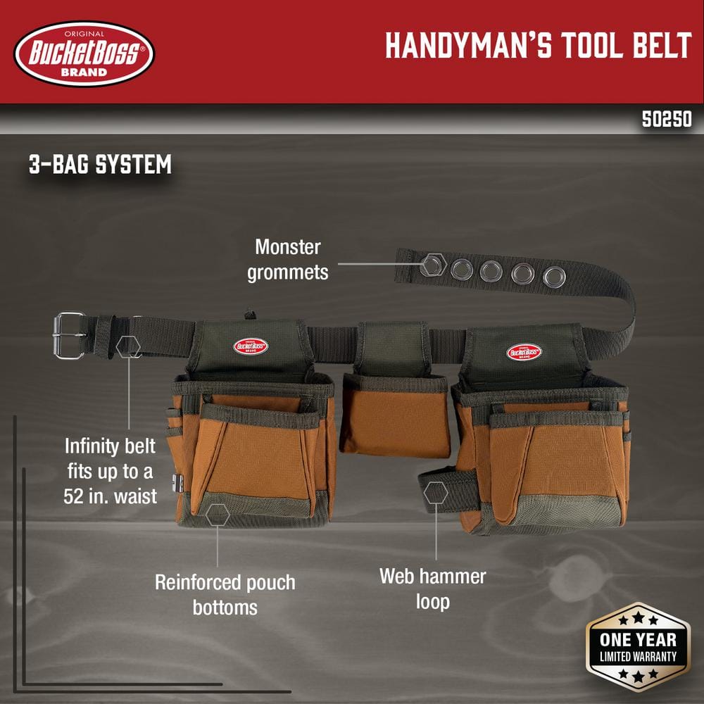 11 - Pocket Handyman's Work Tool Belt Rig - Stu's Home Improvement Outlet