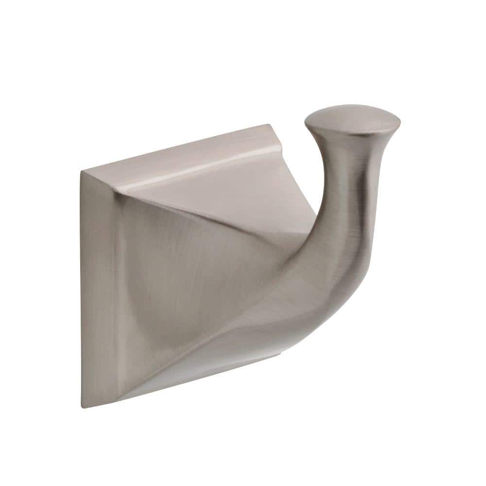 Everly Single Towel Hook in Brushed Nickel