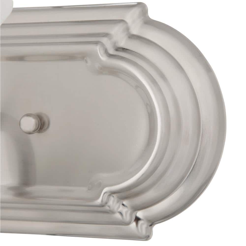 24 in. 3 - Light Brushed Nickel Bathroom Vanity Light with Glass Shades - Stu's Home Improvement Outlet