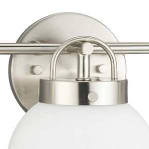 Silverdale Collection 22 in 3 - Light Brushed Nickel Soft Modern Vanity Light for Bathrooms - Stu's Home Improvement Outlet