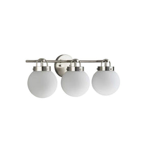 Silverdale Collection 22 in 3 - Light Brushed Nickel Soft Modern Vanity Light for Bathrooms - Stu's Home Improvement Outlet