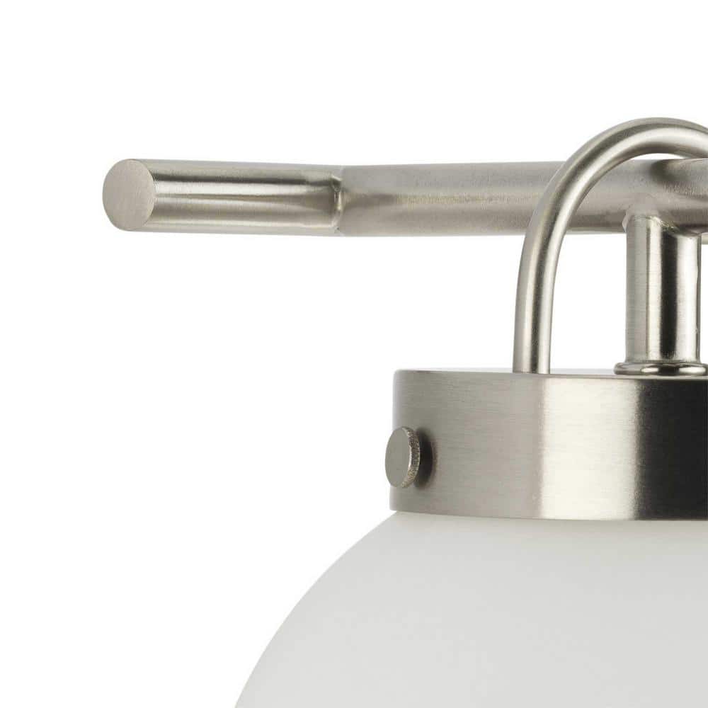 Silverdale Collection 22 in 3 - Light Brushed Nickel Soft Modern Vanity Light for Bathrooms - Stu's Home Improvement Outlet