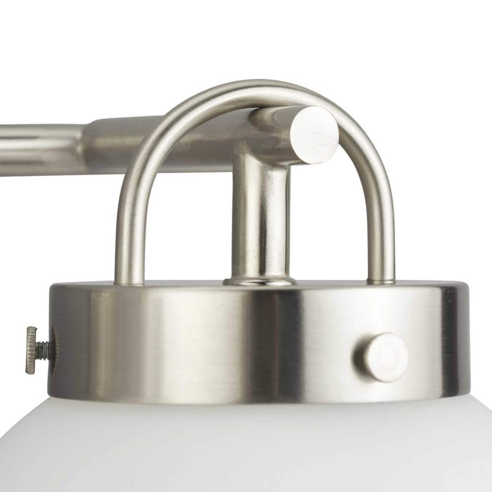 Silverdale Collection 22 in 3 - Light Brushed Nickel Soft Modern Vanity Light for Bathrooms - Stu's Home Improvement Outlet