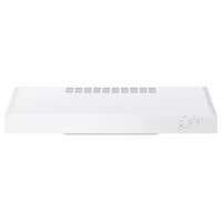 GE 24 inch Ducted 200-CFM White Under Cabinet Range Hood