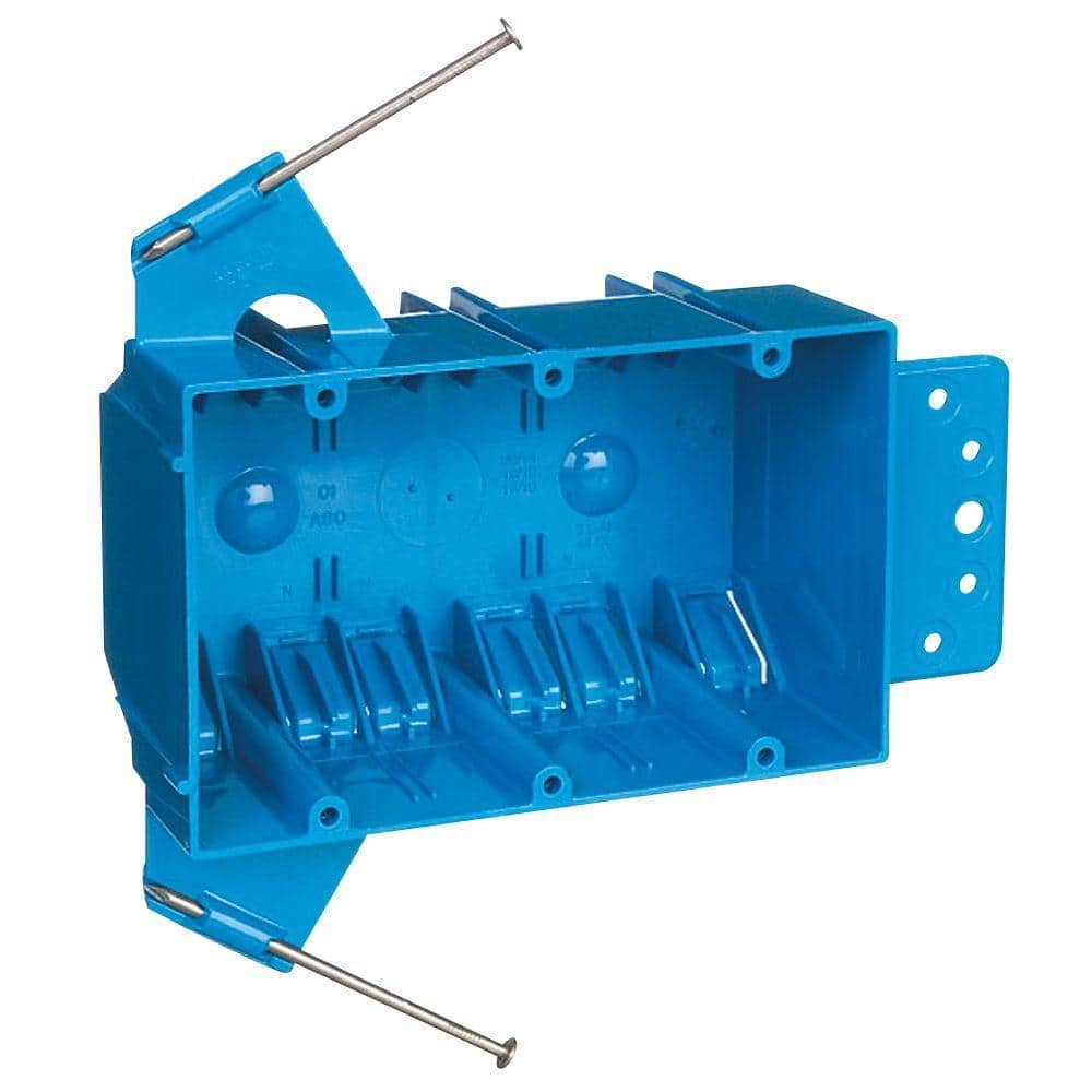 3 - Gang 44 cu. in. PVC New Work Electrical Switch and Outlet Box - Stu's Home Improvement Outlet