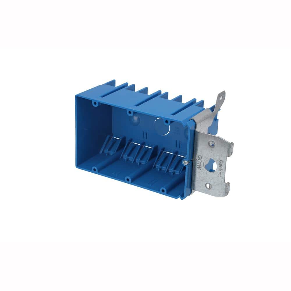 3 - Gang 49 cu. in. Electrical PVC New Work Adjustable Electrical Box (B349ADJ) - Stu's Home Improvement Outlet