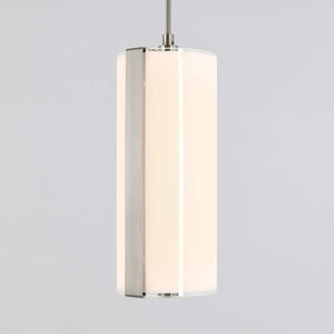 Subway Round 12 - Watt 1 Light Chrome Modern Integrated LED Mini Pendant Light Fixture for Kitchen Island - Stu's Home Improvement Outlet