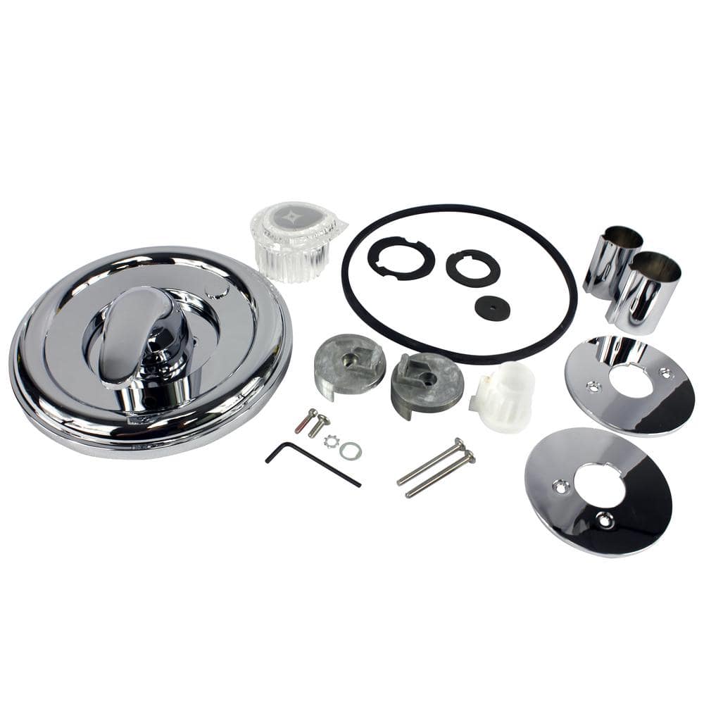 1-Handle Valve Trim Kit in Chrome for MOEN Tub/Shower Faucets (Valve Not Included)