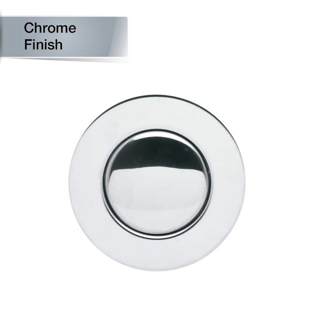 2 in 1 - Easy Pop - Up Plastic Pop - Up Drain, Chrome - Stu's Home Improvement Outlet