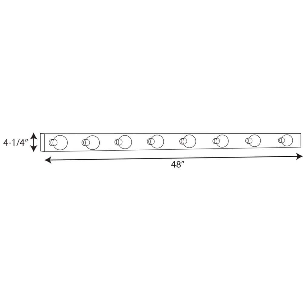 Broadway Collection 8 - Light Polished Chrome Traditional Bath Vanity Light - Stu's Home Improvement Outlet