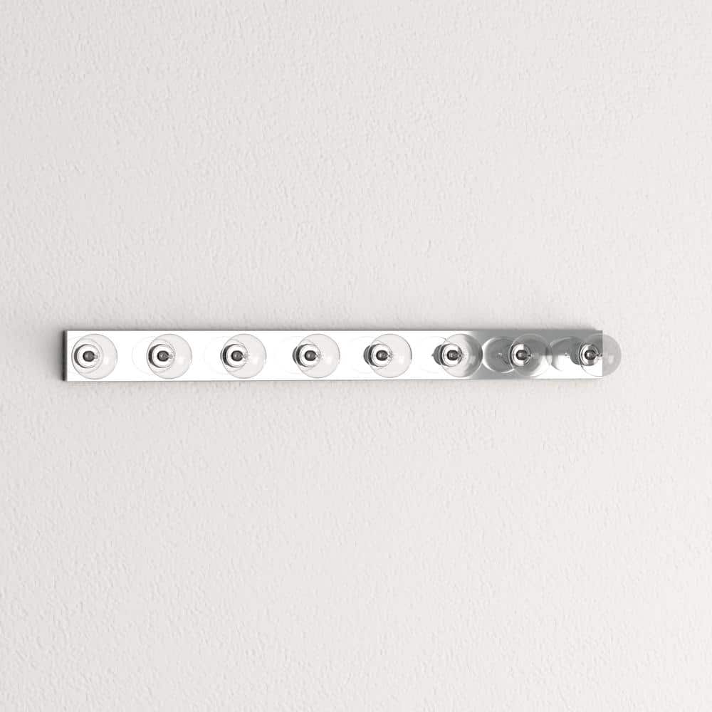 Broadway Collection 8 - Light Polished Chrome Traditional Bath Vanity Light - Stu's Home Improvement Outlet