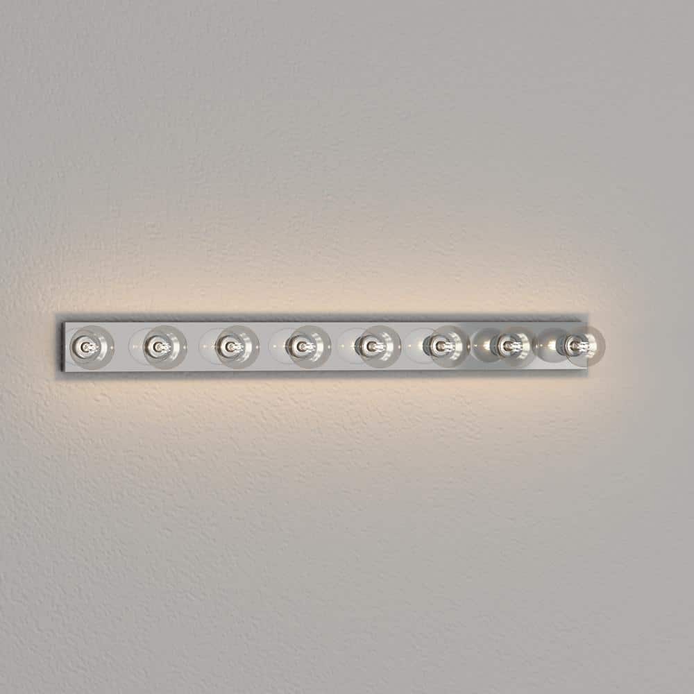 Broadway Collection 8 - Light Polished Chrome Traditional Bath Vanity Light - Stu's Home Improvement Outlet