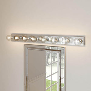 Broadway Collection 8 - Light Polished Chrome Traditional Bath Vanity Light - Stu's Home Improvement Outlet