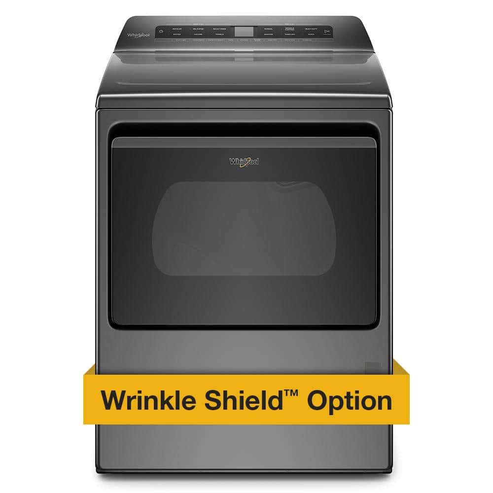 7.4 cu. ft. Chrome Shadow Gas Vented Dryer with Wrinkle Shield (WGD5100HC)