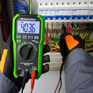 600 - Volt True RMS Auto - Ranging Digital Multimeter with Temperature - Stu's Home Improvement Outlet