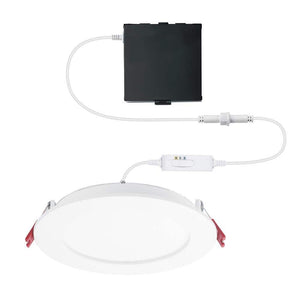 Commercial Electric 6 in. LED Slim 3 CCT Canless - White - Stu's Home Improvement Outlet