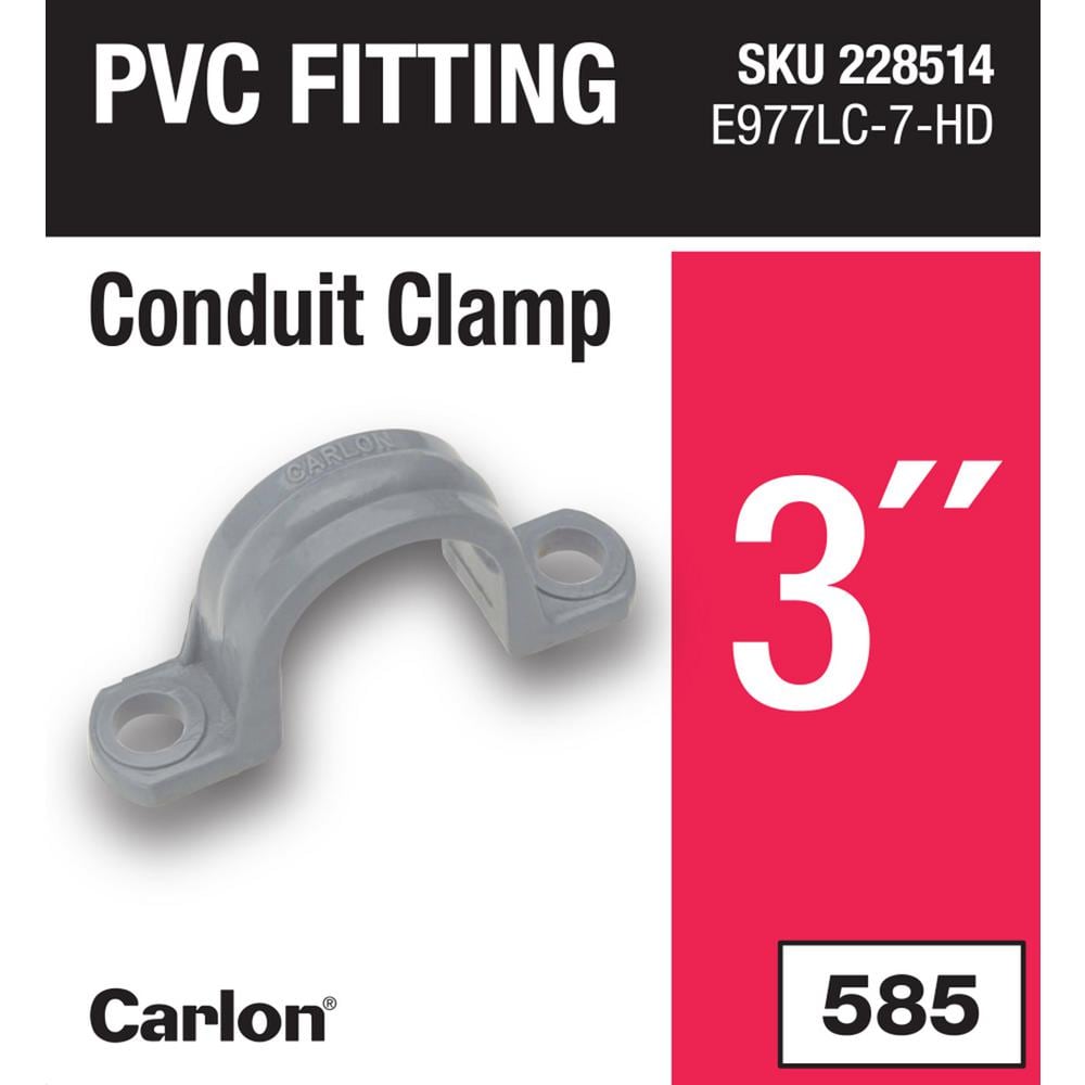 3 in. Electrical PVC Conduit Clamp (E977LC - 7 - HD) - Stu's Home Improvement Outlet