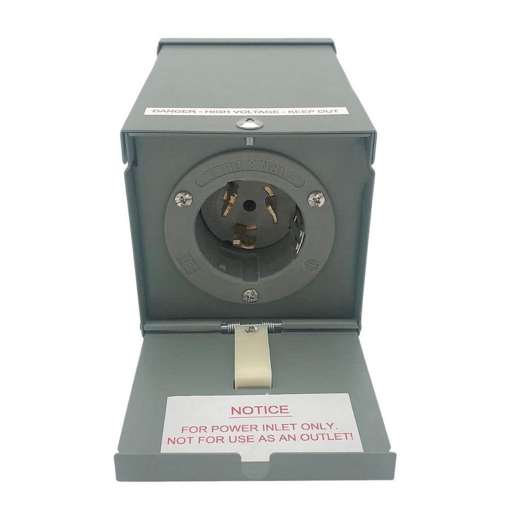 50 Amp Power Inlet Box (CS6375) with Cover