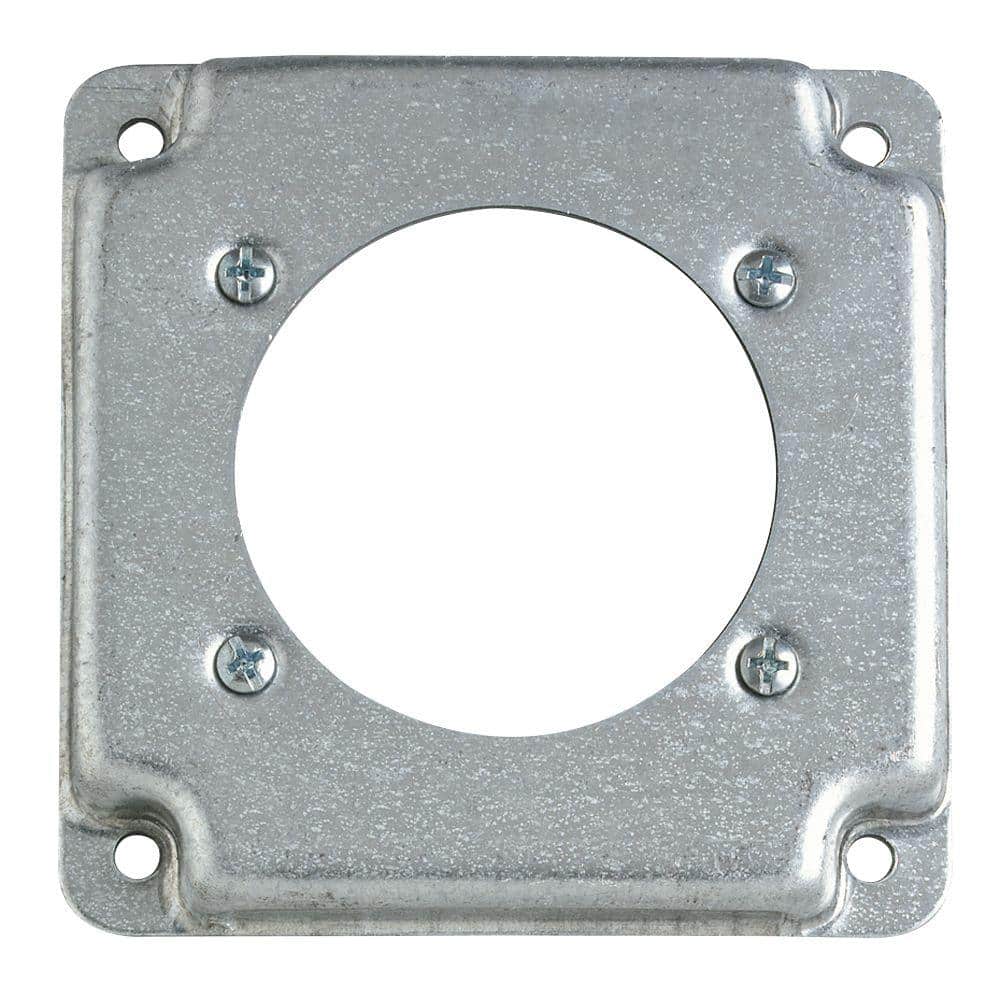 4 in. Pre - Galvanized Steel Square Electrical Box Surface Cover (RS14 - 10R) - Stu's Home Improvement Outlet