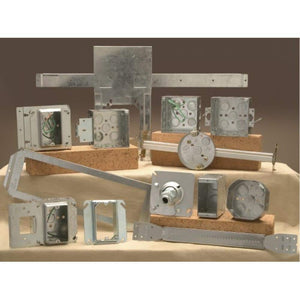 4 in. Square Steel Metallic Box Cover for 2 GFCI Receptacles (RS17 - 10R) - Stu's Home Improvement Outlet