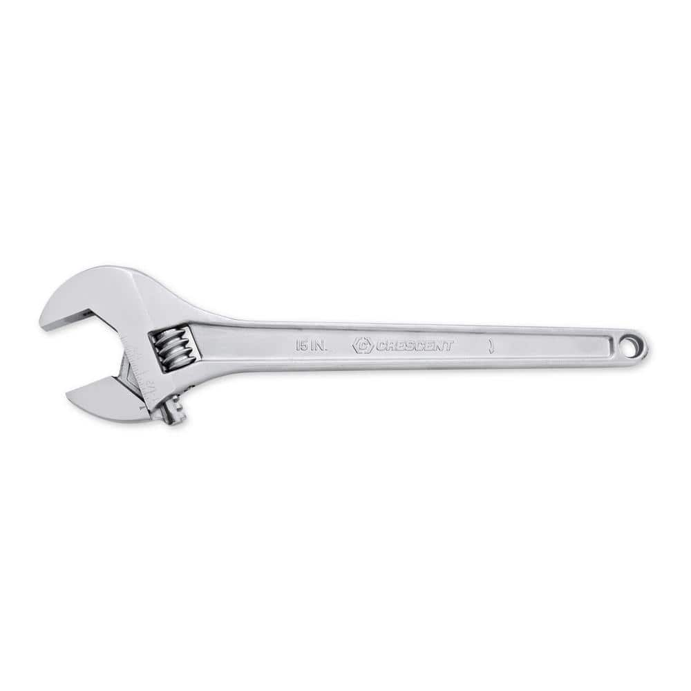 15 in. Chrome Adjustable Wrench - Stu's Home Improvement Outlet