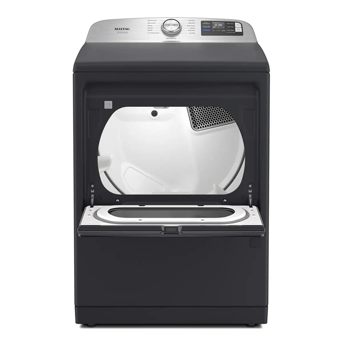 Maytag Pet Pro 7.4-cu ft Vented Gas Dryer with Steam Cycle ( Midnight Steel )