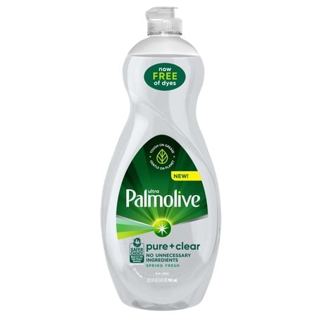 Palmolive Ultra Dishwashing Liquid Dish Soap, Pure + Clear Spring Fresh - 32.5 Fluid Ounce - Stu's Home Improvement Outlet
