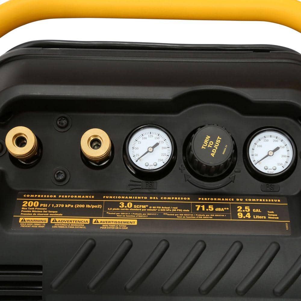 2.5 Gal. Portable Electric Heavy Duty 200 PSI Quiet Air Compressor - Stu's Home Improvement Outlet