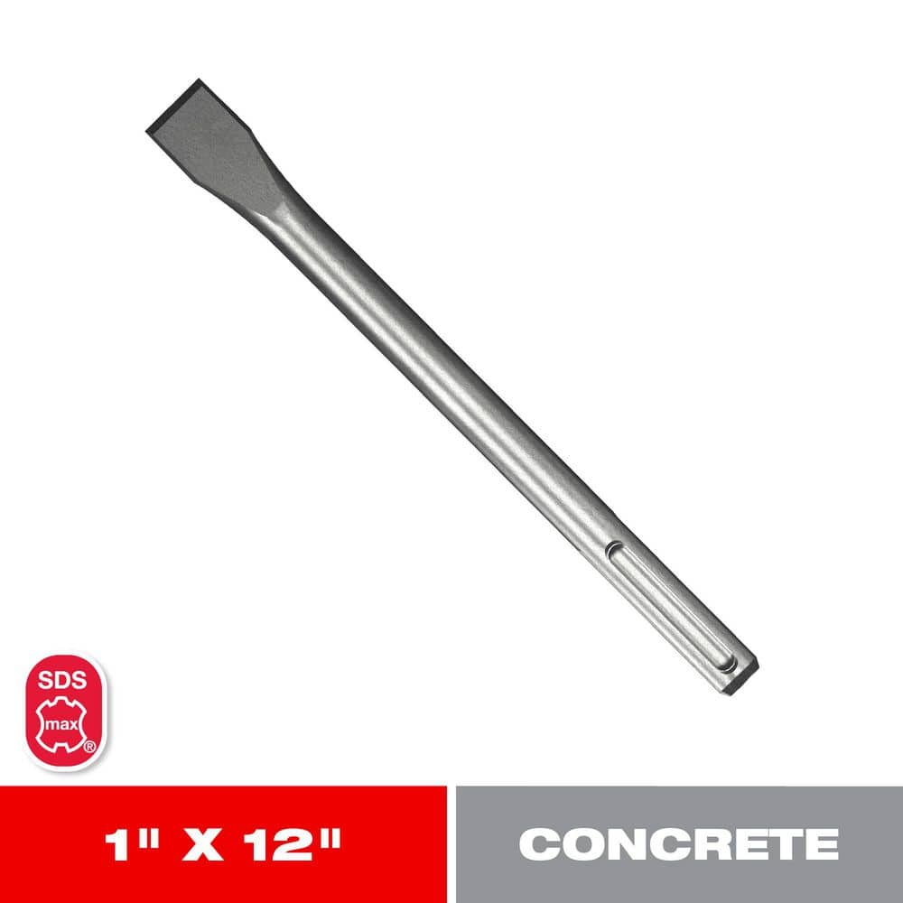 1 in. x 12 in. SDS - Max Carbide Flat Chisel Drill Bit - Stu's Home Improvement Outlet