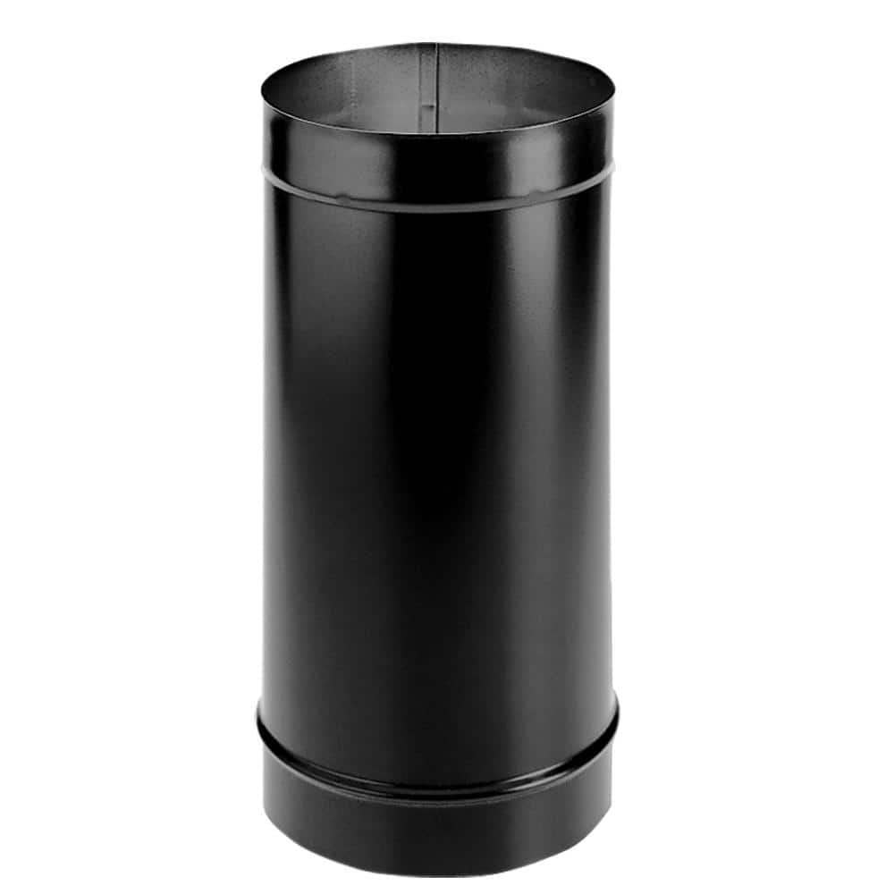DuraBlack 6 in. x 48 in. Single - Wall Chimney Stove Pipe Chimney Pipe - Stu's Home Improvement Outlet