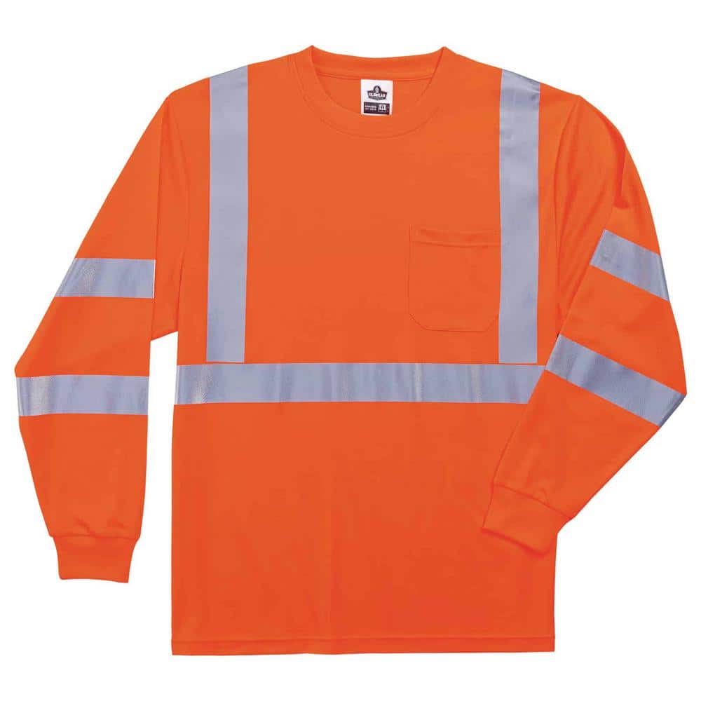 5XL Hi Vis Orange Long Sleeve T-Shirt - Stu's Home Improvement Outlet