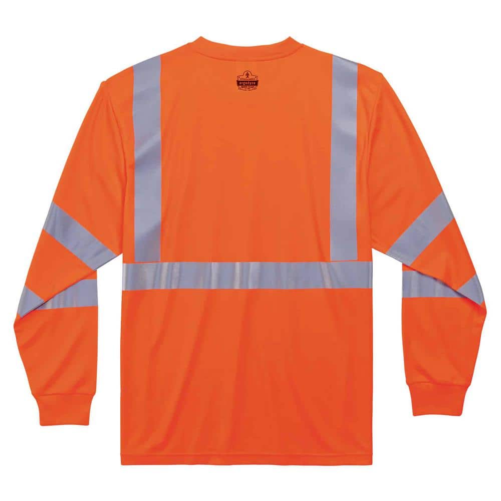 5XL Hi Vis Orange Long Sleeve T-Shirt - Stu's Home Improvement Outlet