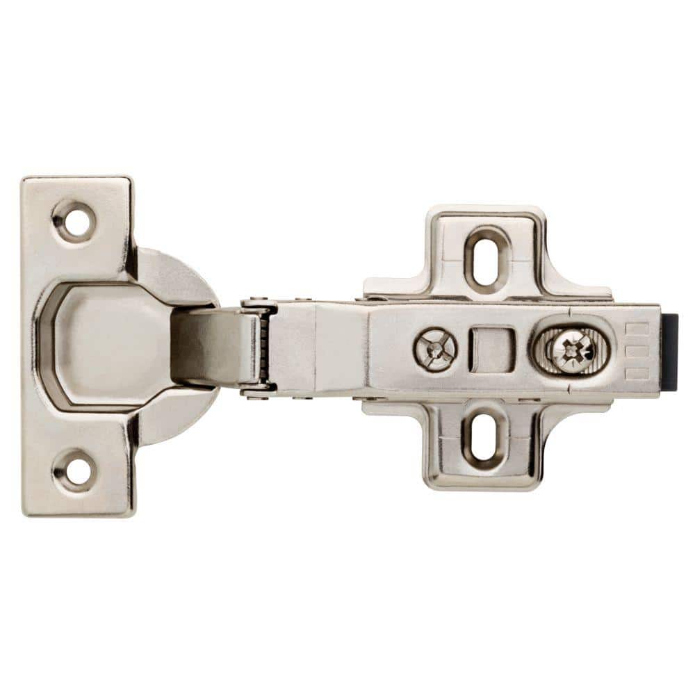 5 Pair Framelesss 35 mm 110-Degree Full Overlay Soft Close Nickel Cabinet Hinge (20 Pieces2