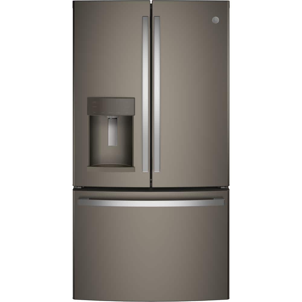 27.8 cu. ft. French Door Refrigerator in Slate, Fingerprint Resistant and ENERGY STAR (GFE28GMKVES)