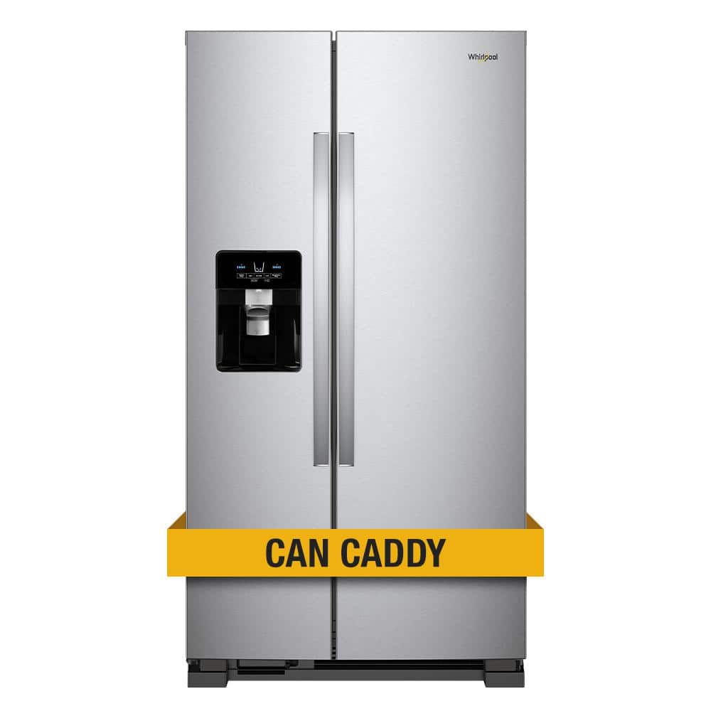 Whirlpool 21.4 cu. ft. Side by Side Refrigerator in Fingerprint Resistant Stainless Steel (WRS321SDHZ)