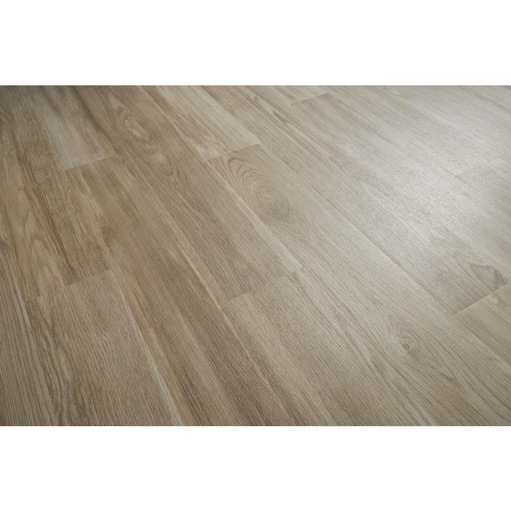 RenoVantage Pro Forest Truffle 12 mil 6.5 in. W x 48 in. L Glue Down Vinyl Tile Flooring (38.88 sq. ft./ctn)