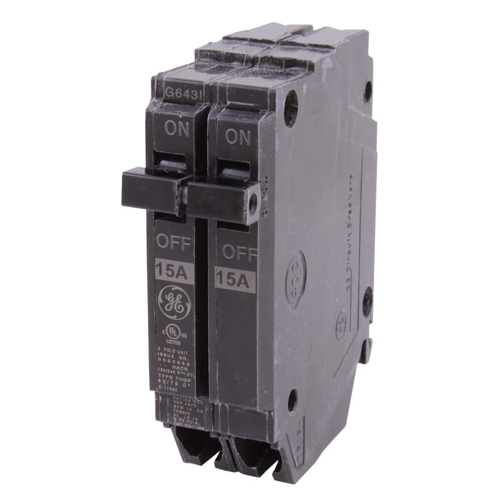Q - Line 15 Amp 1 in. 2 Pole Circuit Breaker - Stu's Home Improvement Outlet