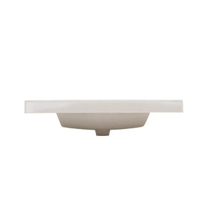 31 in. W x 22 in. D Cultured Marble Vanity Top in White with White Rectangular Single Sink - Stu's Home Improvement Outlet