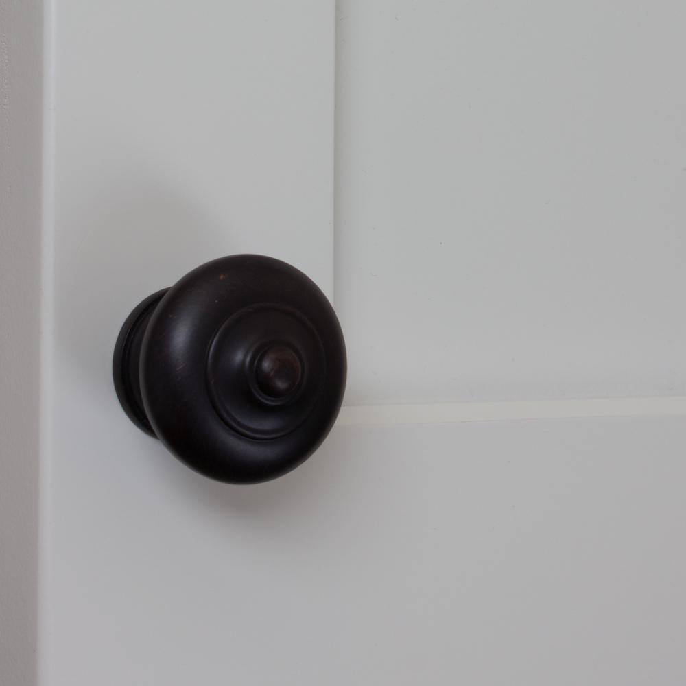 1 - 1/2 in. Dia Oil Rubbed Bronze Round Ring Mushroom Cabinet Knob (10 - Pack) - Stu's Home Improvement Outlet