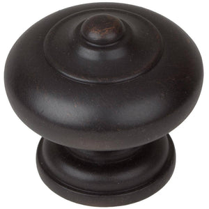 1 - 1/2 in. Dia Oil Rubbed Bronze Round Ring Mushroom Cabinet Knob (10 - Pack) - Stu's Home Improvement Outlet