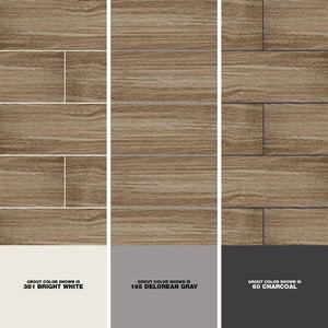 Trace Meadow 6 in. x 36 in. Golden Brown Glazed Porcelain Floor and Wall Tile (14.5 sq. ft./Case) - Stu's Home Improvement Outlet