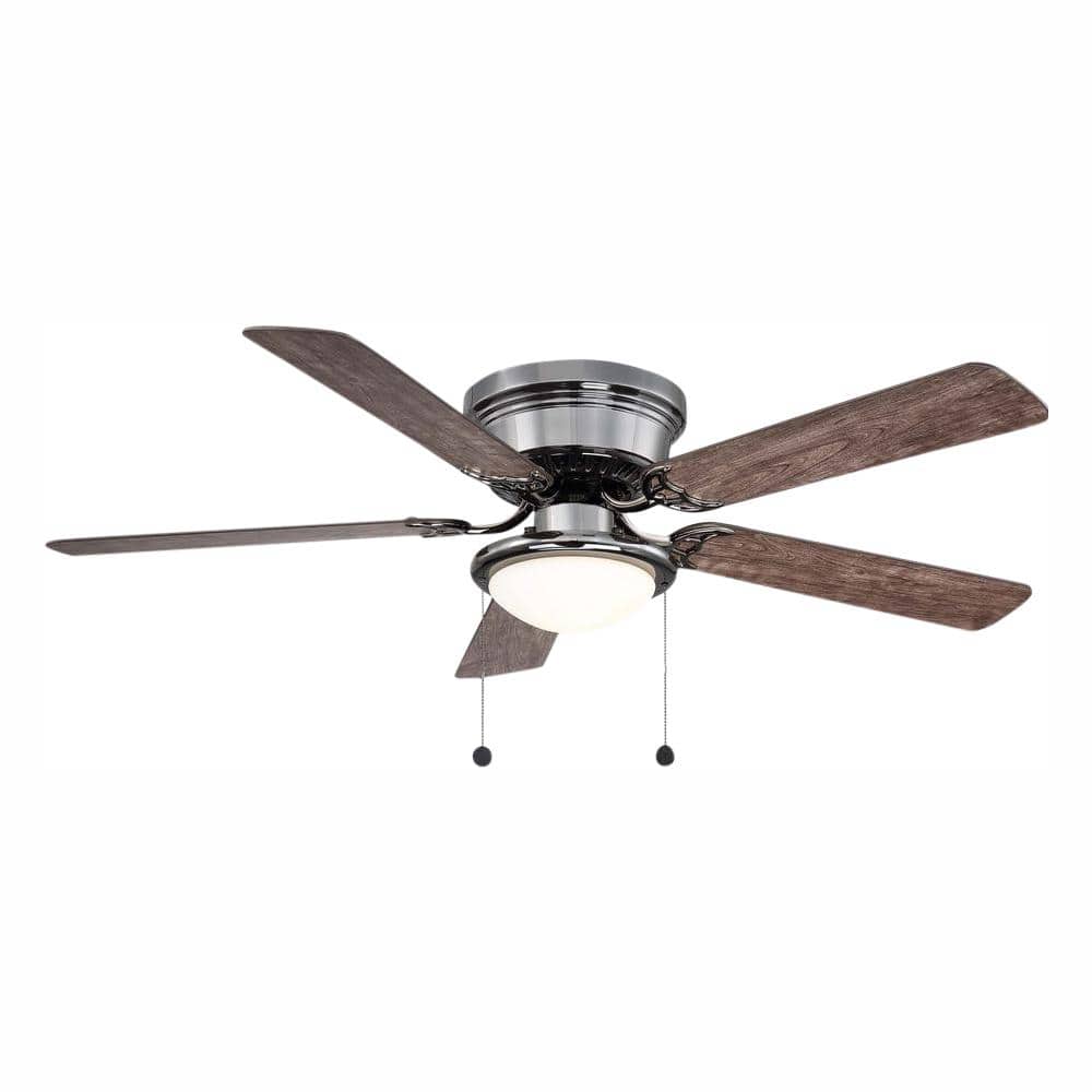 Hugger 52 in. LED Gunmetal Ceiling Fan