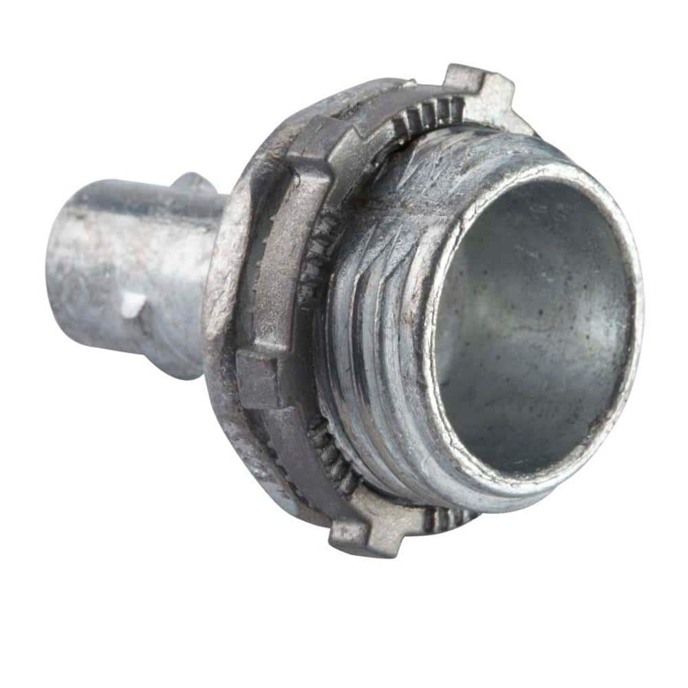 3/8 in. Flexible Metal Conduit (FMC) Screw - In Standard Fitting Connector - Stu's Home Improvement Outlet