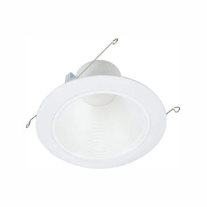 RL 5 in. and 6 in. White Integrated LED Recessed Light Retrofit Trim at 3000K Soft White, Deep Baffle for Low Glare - Stu's Home Improvement Outlet