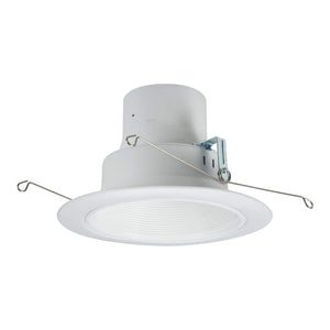 RL 5 in. and 6 in. White Integrated LED Recessed Light Retrofit Trim at 3000K Soft White, Deep Baffle for Low Glare - Stu's Home Improvement Outlet