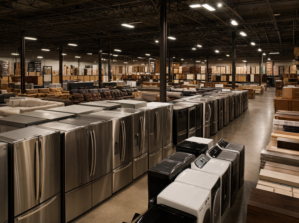 Stu's warehouse interior