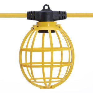 50 ft. 5 - Socket String Caged Work Lights - Stu's Home Improvement Outlet