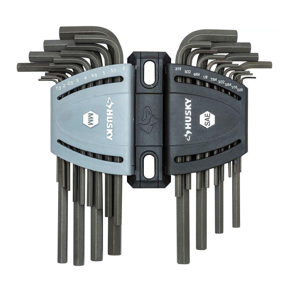 SAE/Metric Long Arm Hex Key Set (26 - Piece) - Stu's Home Improvement Outlet