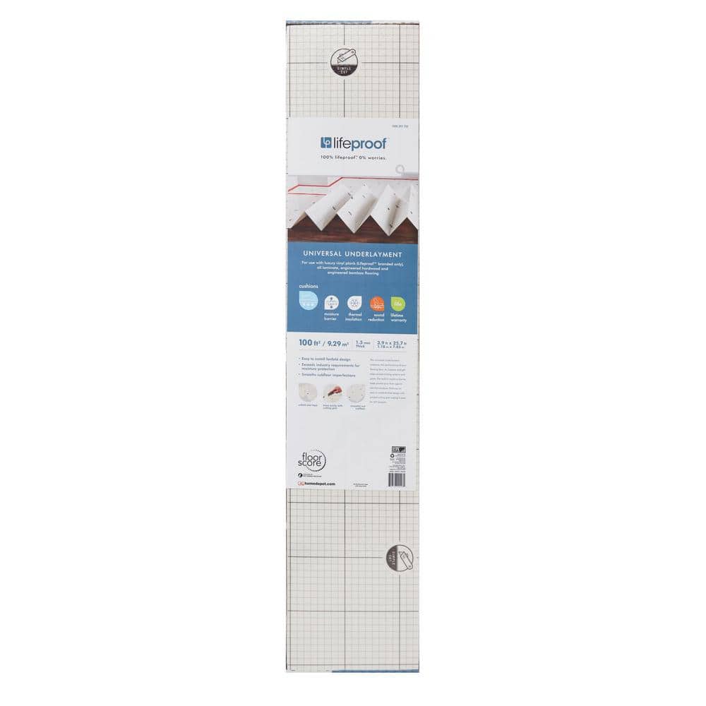 100 sq. ft. 3.9 ft. x 25.7 ft. x 0.059 in. Premium Universal Underlayment - Stu's Home Improvement Outlet