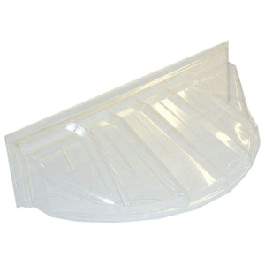 18 in. x 12 in. Polyethylene Circular Bubble Window Well Cover - Stu's Home Improvement Outlet